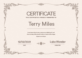 certificat